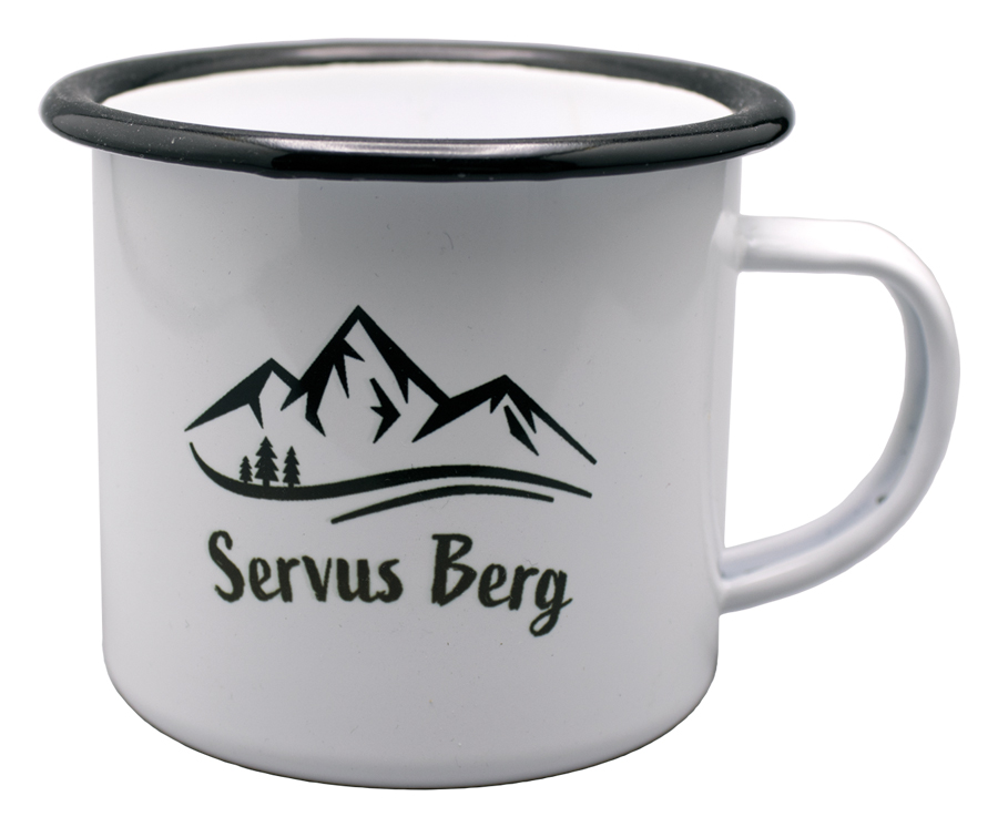Bedruckte Emailletasse von TASSEN-BEDRUCKEN24.DE