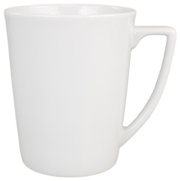 Konische Tasse mit außergewöhnlichem Henkel