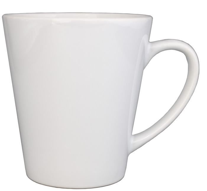 Konische Werbetasse NALA bedrucken lassen Werbetassen NALA bedrucken lassen mit Logo